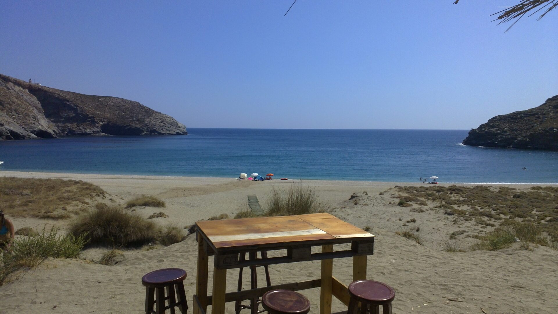 Achla Beach in Andros - Cyclades, Greek Islands - 12080093