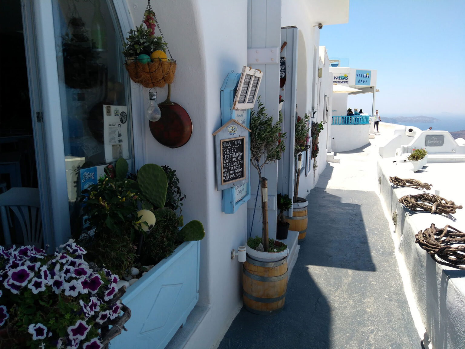 Picturesque Alley in Caldera - Santorini, Cyclades, Greece - 20190707_133109
