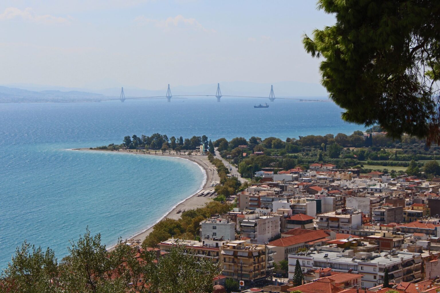 Nafpaktos Rio Bridge View